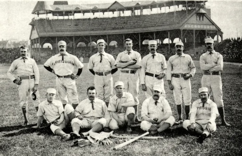 The 1890 Pittsburg Alleghenys, Exposition Park.