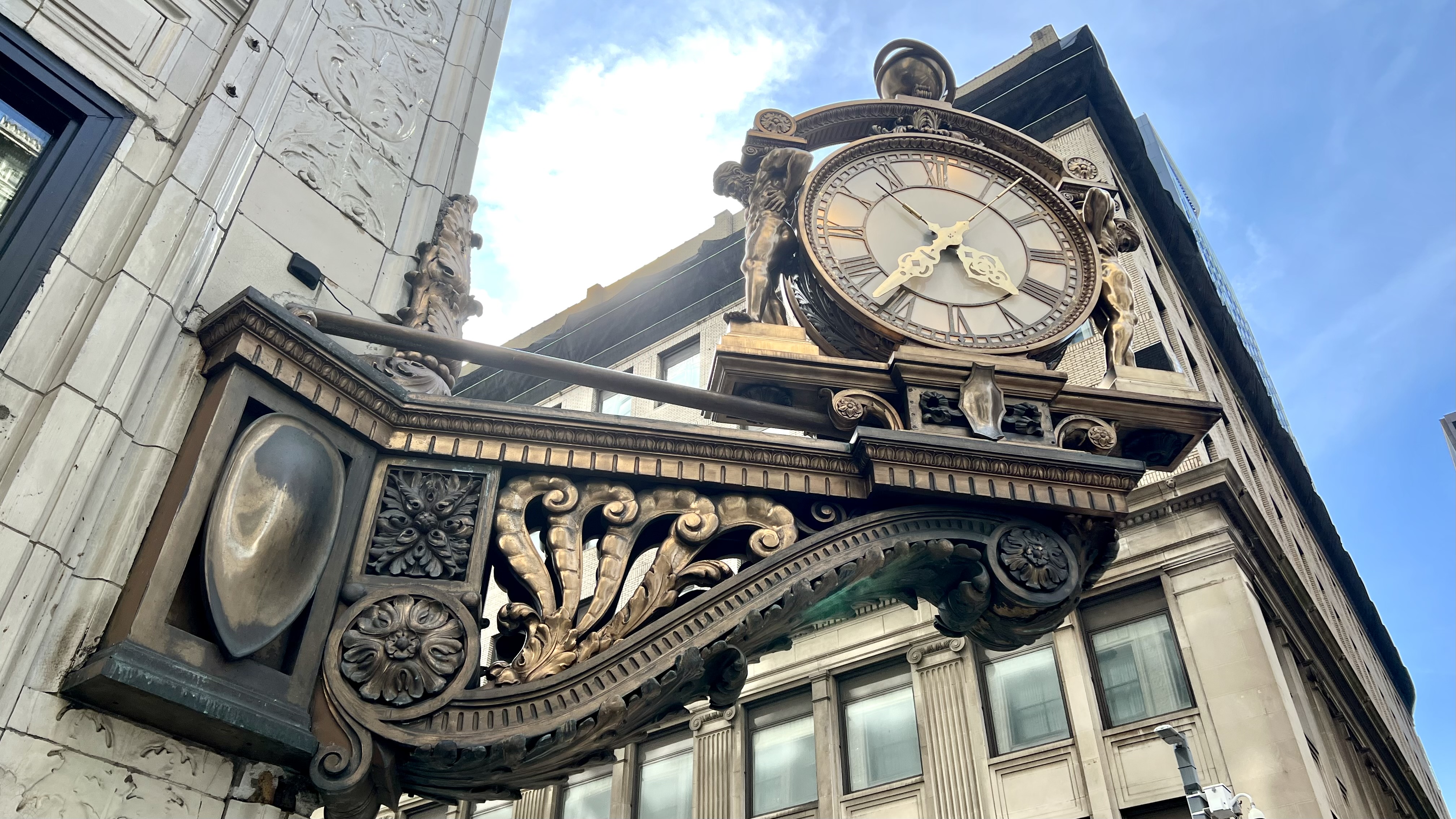 The Kaufmann's Clock, Smithfield Street.