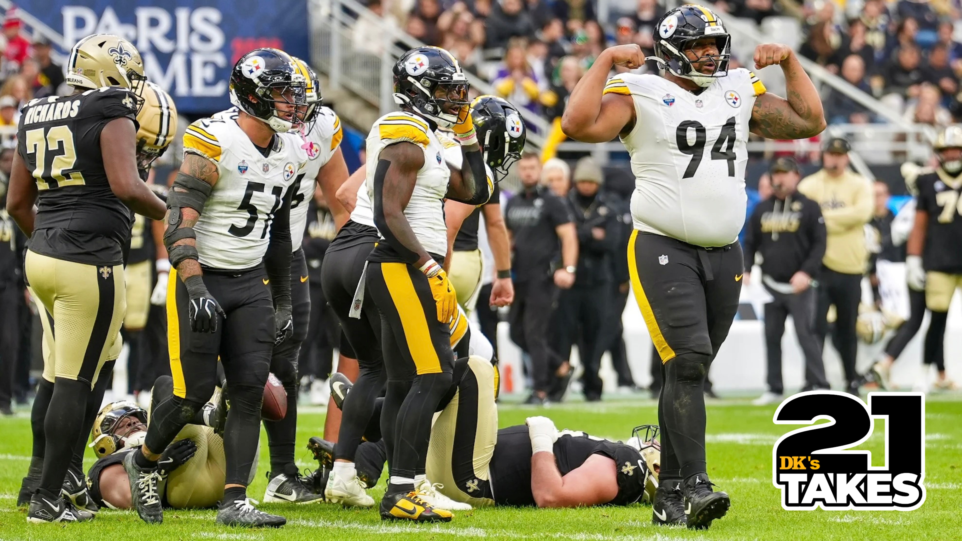 Live Shot of Steelers: Postgame vs. Saints