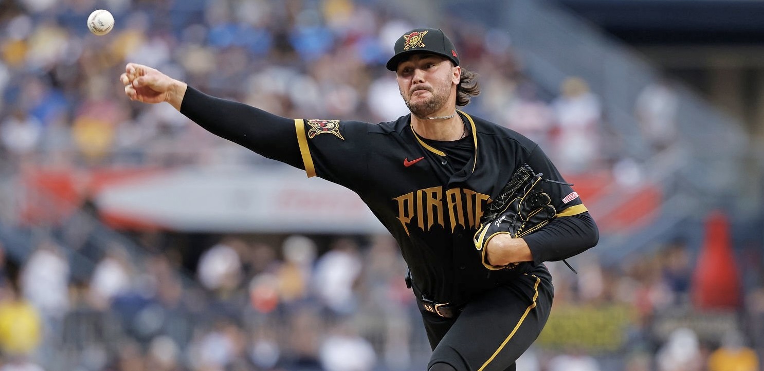 Paul Skenes pitches Friday night at PNC Park.