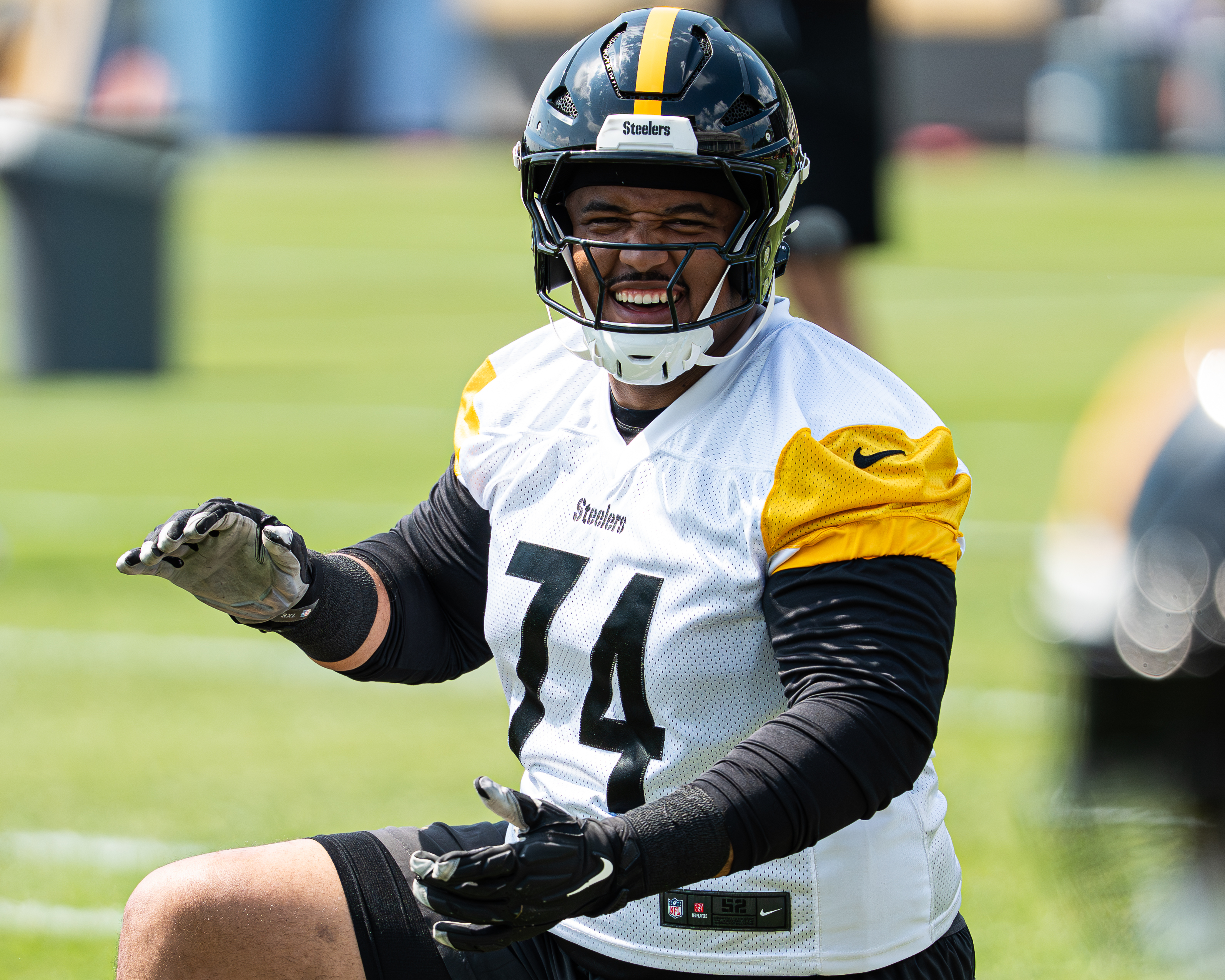 Spencer Anderson laughs.