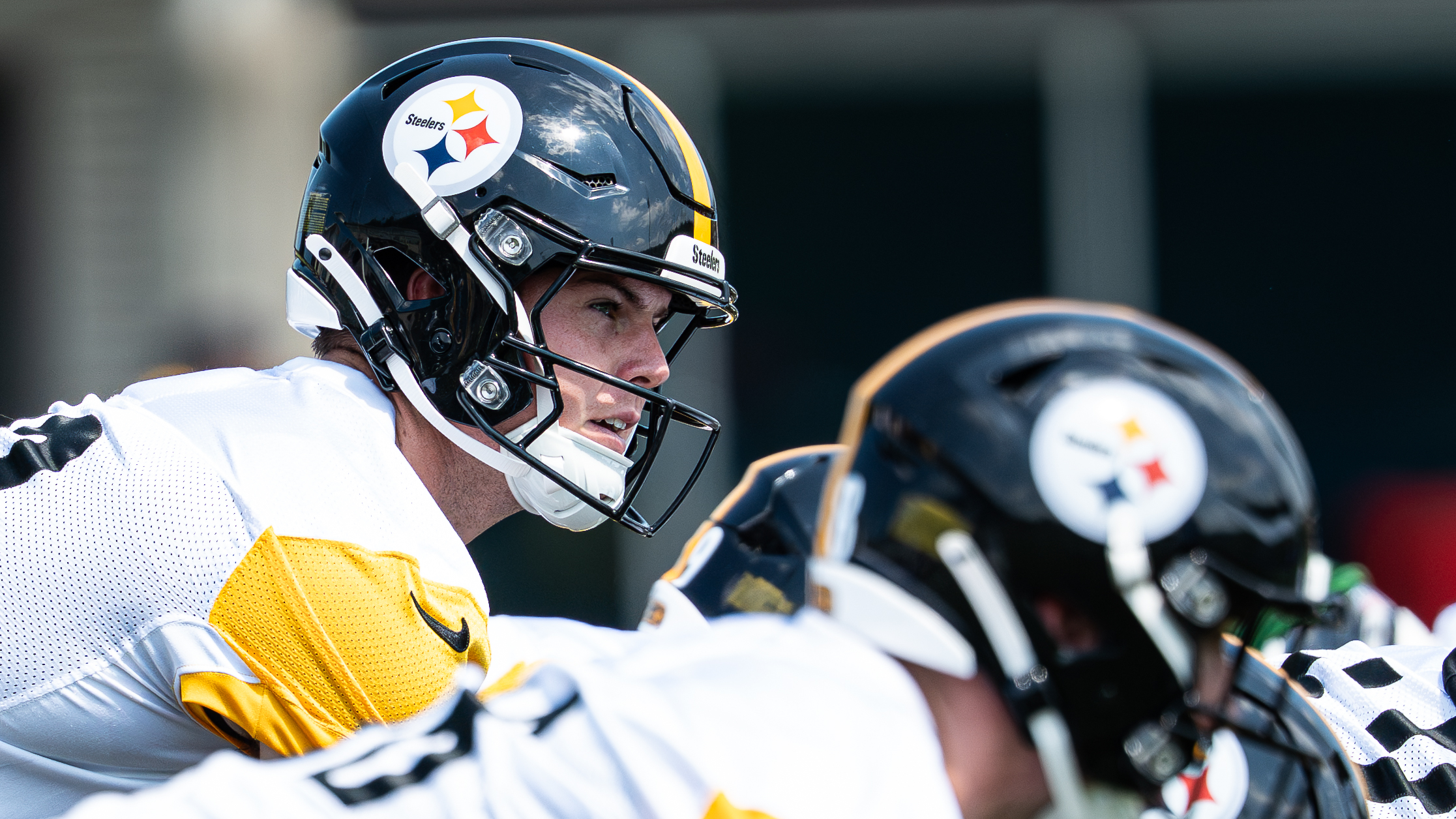 Will Howard gets under center. 