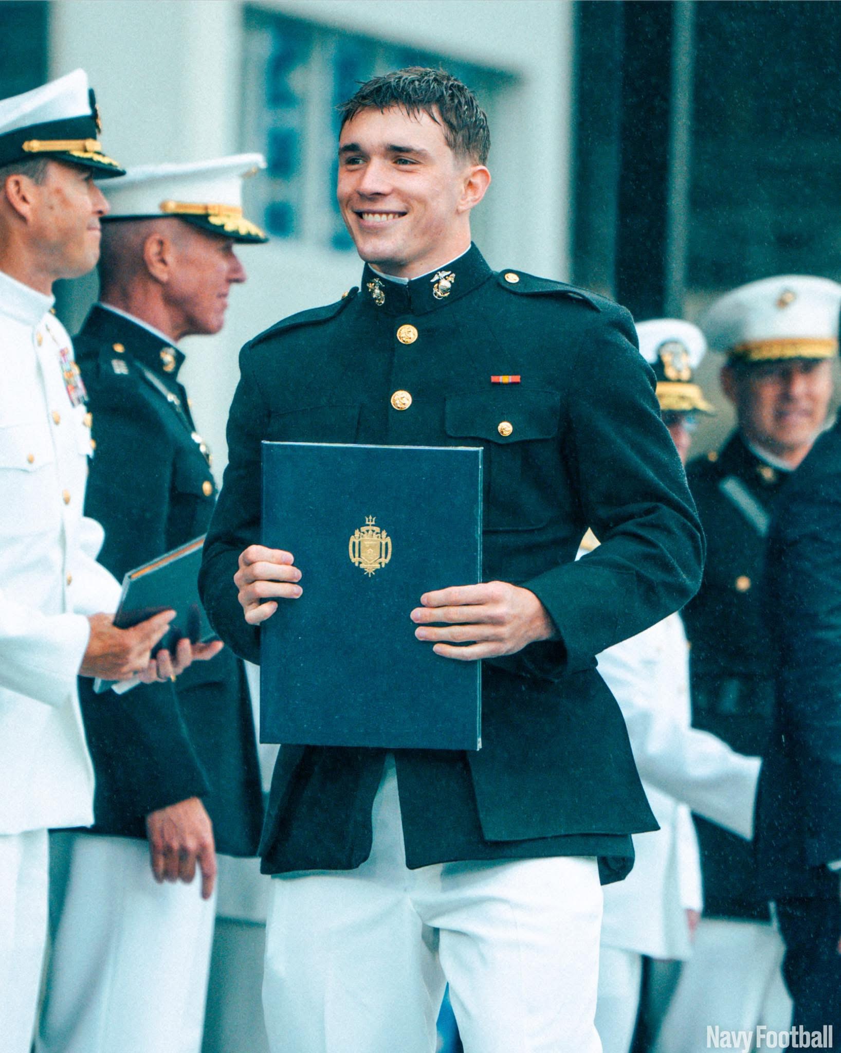 Eli Heidenreich is now a graduate of the United States Naval Academy:NAVY FOOTBALL Eli Heidenreich is now a graduate of the United States Naval Academy:NAVY FOOTBALL