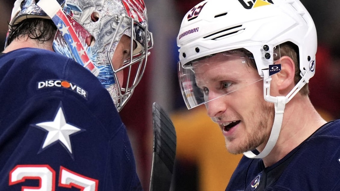 Jake Guentzel after Team USA's 3-1 win over Canada in Montreal on Saturday.
