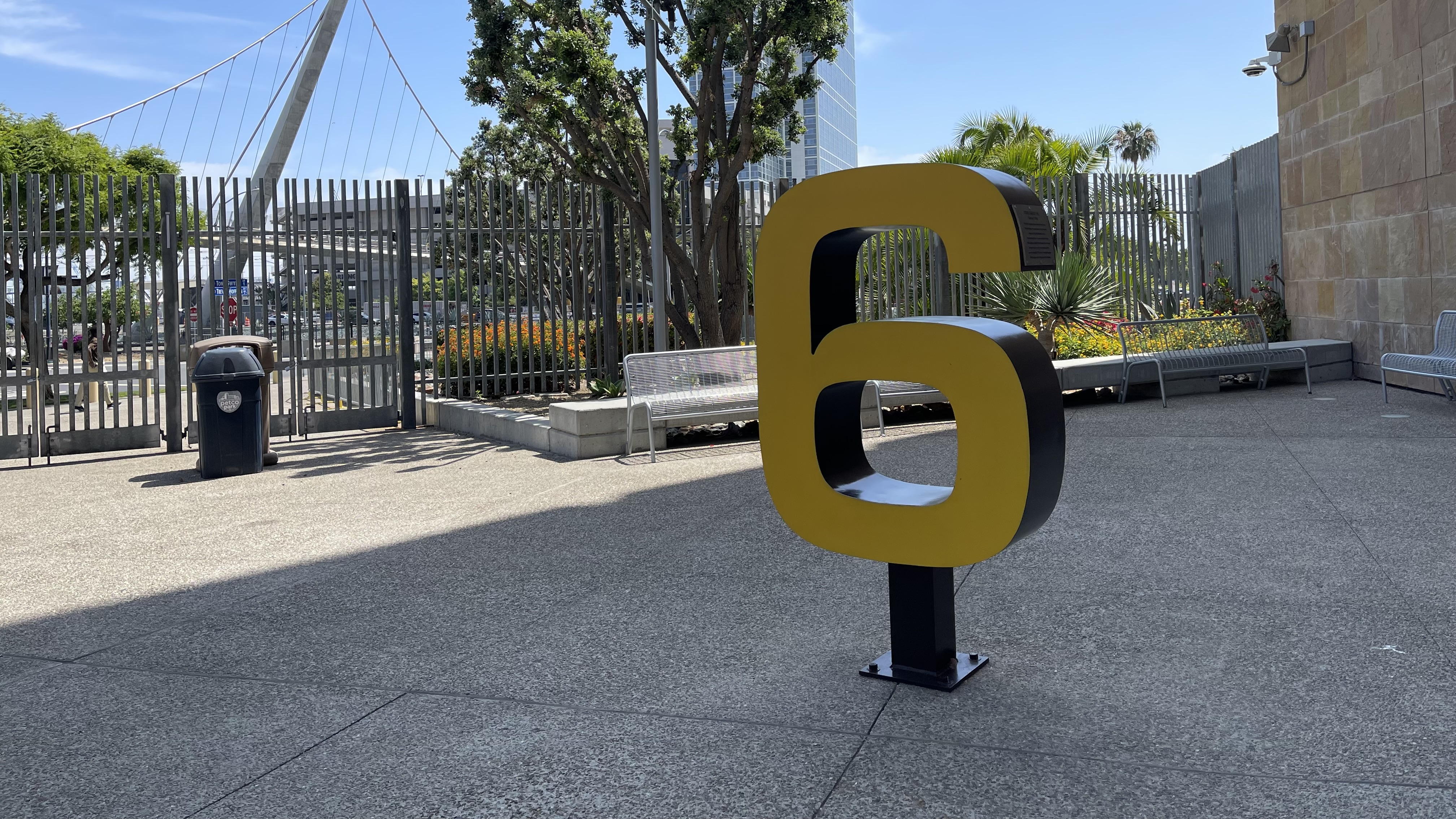 Steve Garvey retired number, Petco Park, San Diego. 