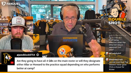 DK's Double Shot of Steelers: First depth chart! taken Pittsburgh (Videos)