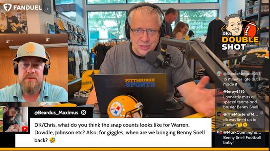 DK's Double Shot of Steelers: The chipped ham episode taken Pittsburgh (Videos)