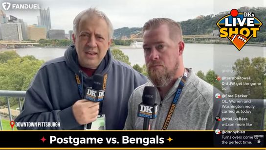 Live Shot of Steelers: Postgame vs. Bengals taken North Shore (Videos)