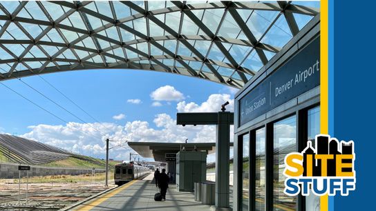 Kovacevic: And we've officially left the station! taken in Denver (Site Stuff)