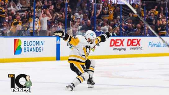 Kovacevic: Penguins keep blocking out the noise in all the best ways taken in Tampa, Fla. (DK's 10 Takes)