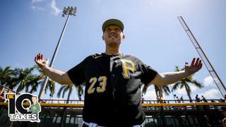 Kovacevic: The wait for Keller might be on the verge of a fiery finish taken in Bradenton, Fla. (DK's 10 Takes). Photo by JOSH LAVALLEE / PIRATES