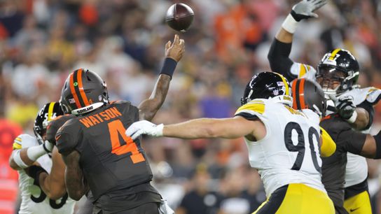LIVE: Browns 14, Steelers 7, second quarter taken in Cleveland (Top story). Photo by SCOTT GALVIN / REUTERS