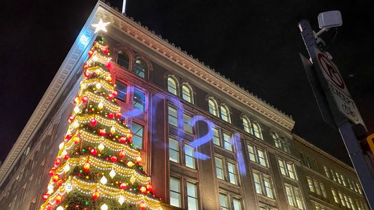 All lit up! taken in Downtown