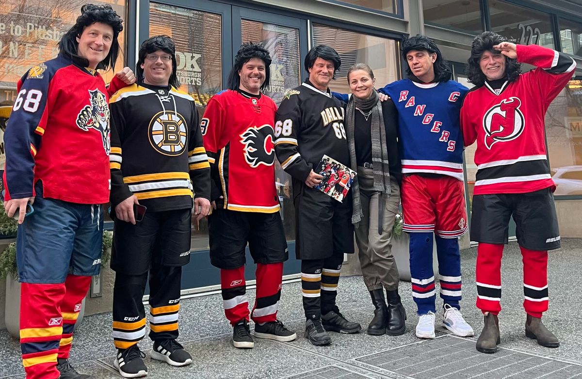 The Traveling Jagrs and the Boss, Downtown, Saturday afternoon. The Traveling Jagrs and the Boss, Downtown, Saturday afternoon.