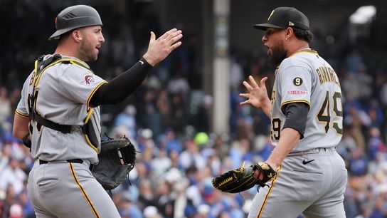 Fired-up Pirates fend off Cubs again taken in Chicago (Top story). Photo by GETTY