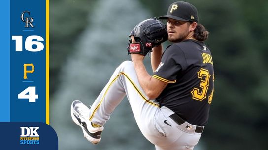 Jones' two best pitches leave him wanting more on 'a really bad day' taken in Denver (Pirates)