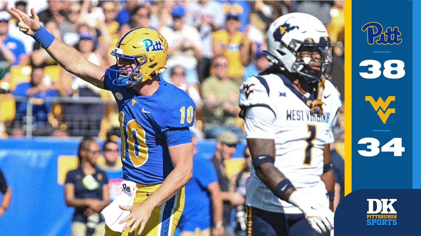 Eli Holstein leads Pitt to miraculous comeback over West Virginia in 107th Backyard Brawl