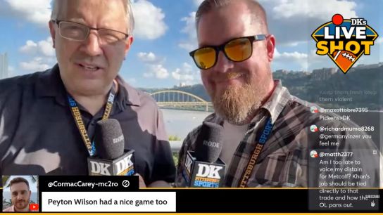 Video: Live Shot of Steelers taken Boston (Videos)