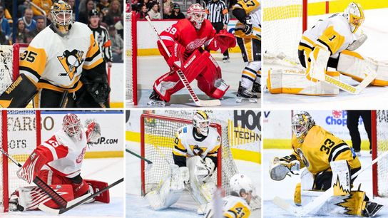 Tristan Jarry, Alex Nedeljkovic, Casey DeSmith, Magnus Hellberg, Joel Blomqvist, Taylor Gauthier. Tristan Jarry, Alex Nedeljkovic, Casey DeSmith, Magnus Hellberg, Joel Blomqvist, Taylor Gauthier.