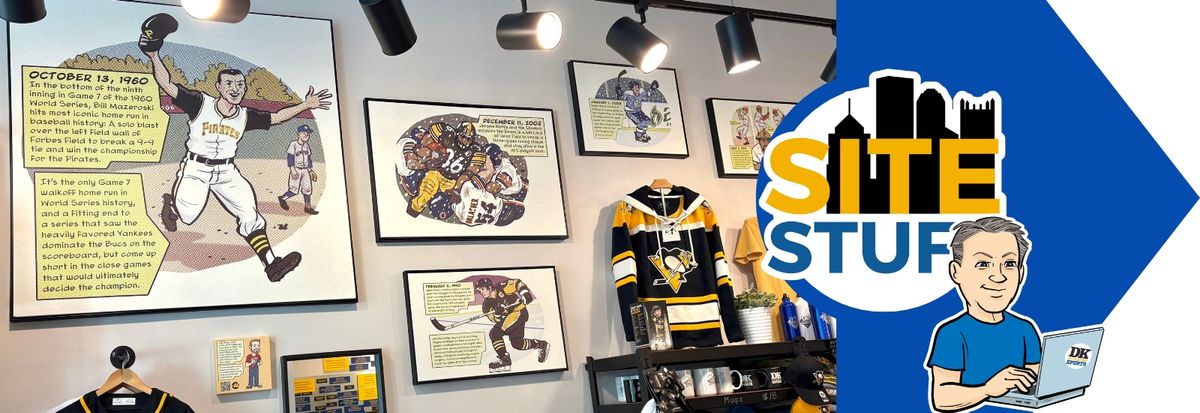 Site Stuff: Cartoon Canon wall decor! taken in Pittsburgh (DK's Grind)