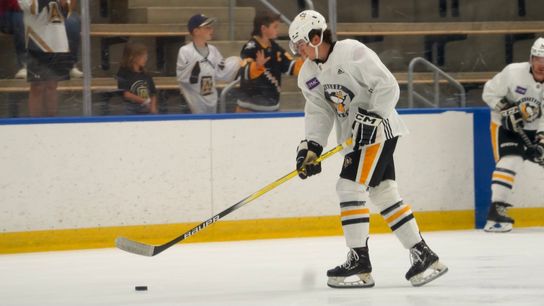 Brayden Yager in the Prospects Challenge in Buffalo, N.Y. Brayden Yager in the Prospects Challenge in Buffalo, N.Y.