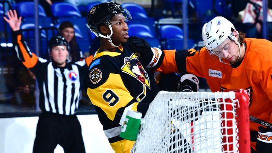 Marc Johnstone in the preseason with Wilkes-Barre/Scranton