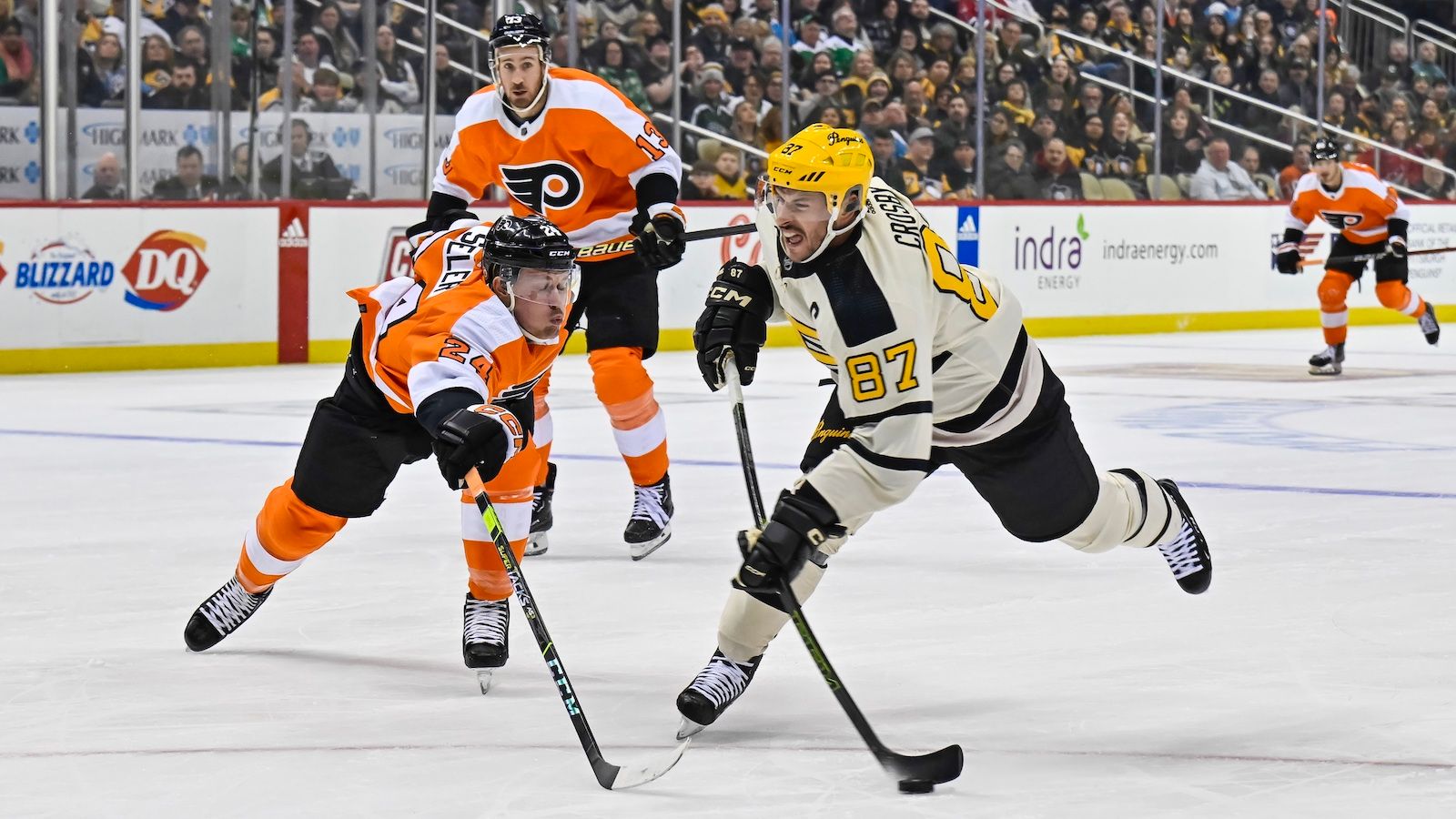 Cates Leads Way in Flyers Win Over Penguins