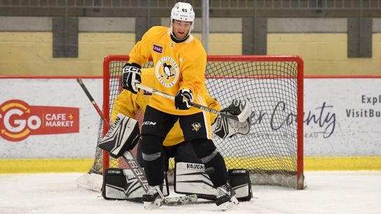 Chase Yoder at the Penguins' development camp last month in Cranberry, Pa. Chase Yoder at the Penguins' development camp last month in Cranberry, Pa.