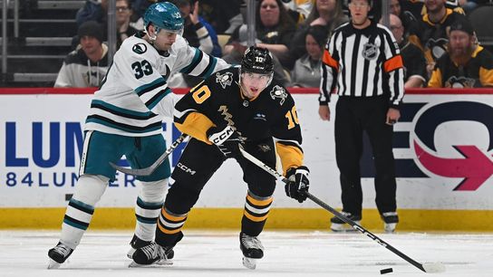 Penguins get back on track, keep playoff hopes alive with win over Sharks taken at PPG Paints Arena (Penguins)