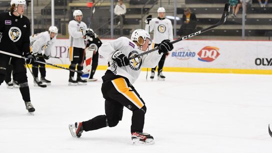 Emil Jarventie in the Penguins' development camp this month in Cranberry, Pa. Emil Jarventie in the Penguins' development camp this month in Cranberry, Pa.