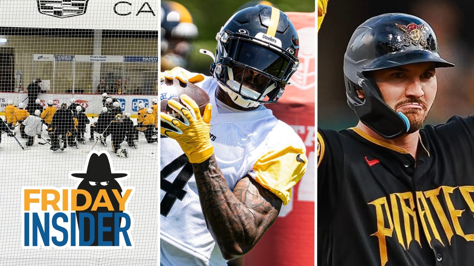 Friday Insider: Penguins skating ... Metcalf's restructure ... Horwitz staying patient taken in Cranberry, Pa. (Weekly features). Photo by TAYLOR HAASE, GREG MACAFEE, PIRATES