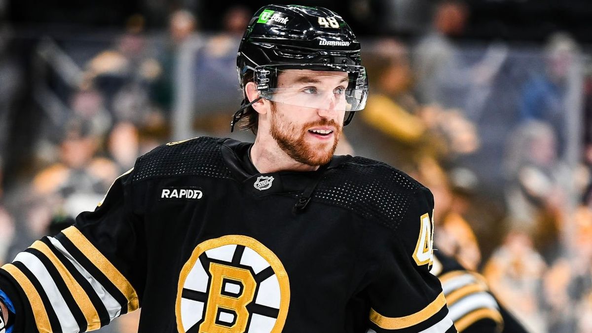 Matt Grzelcyk with the Bruins last season. Matt Grzelcyk with the Bruins last season.