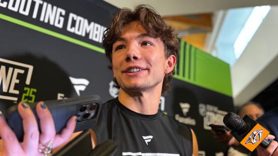Draft profiles: McQueen moves past back injury taken Buffalo, N.Y.. Photo by TAYLOR HAASE / DKPS