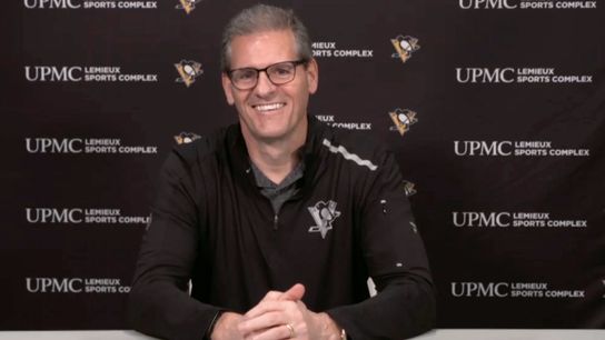 Hextall: 'We're comfortable with our team' taken at PPG Paints Arena (Penguins)