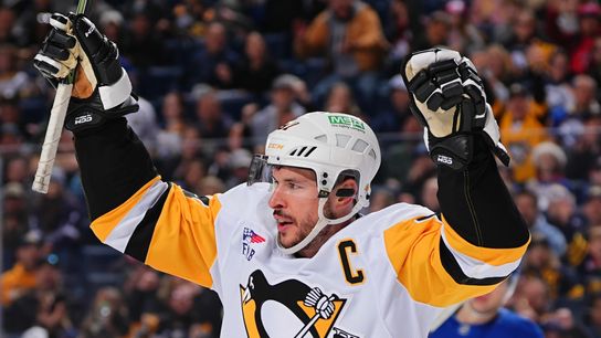 By Taylor Haase: Crosby clinches record-setting 20th point-per-game season at Buffalo, N.Y.
