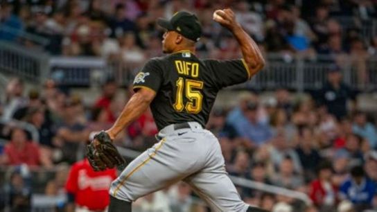 Gilberto’s Talking Point: Sick of position players pitching? taken at PNC Park (Pirates)