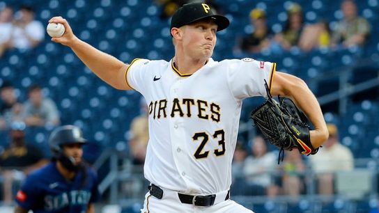 Keller's start goes awry, Pirates below .500 taken in Pittsburgh (Top story). Photo by JUSTIN K. ALLER / GETTY