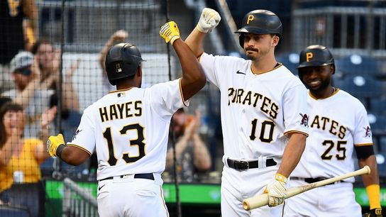 With Hayes back in fold, Pirates' lineup clicking up top taken at PNC Park (Pirates)