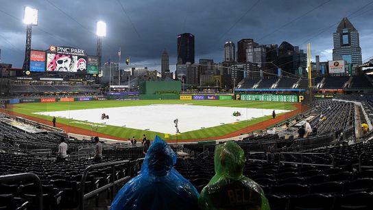 For Quintana, a rare dark and stormy night taken at PNC Park (Pirates)