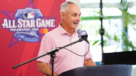 Baseball owners, players dig in over cap taken in Philadelphia (Top story). Photo by GETTY