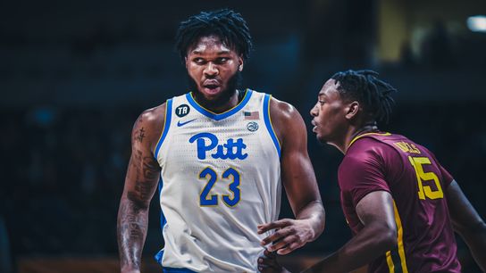 Pitt's late collapse wastes Hugley's best game in 54-53 loss to Minnesota taken at Petersen Events Center (Pitt)