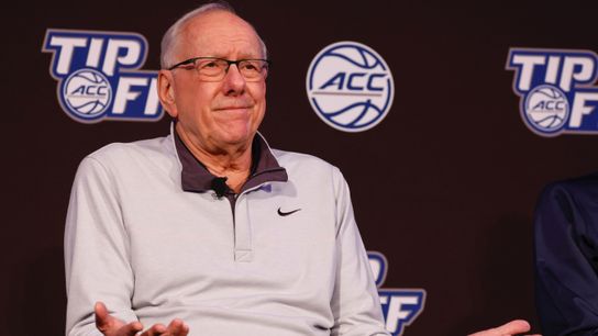 Syracuse's Boeheim claims Pitt 'bought' team, but walks comment back taken at Petersen Events Center (Pitt)