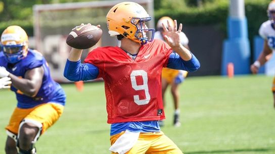 Slovis takes note from LSU's historic offense on road to winning starting role taken on the South Side (Pitt)