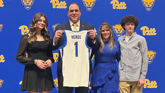 Verdi views Pitt women's basketball as 'a sleeping giant' to be awakened taken at Petersen Events Center (Pitt)