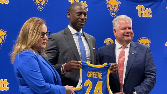 Greene promises to make NIL a top priority as Pitt's new AD taken at Petersen Events Center (Pitt)