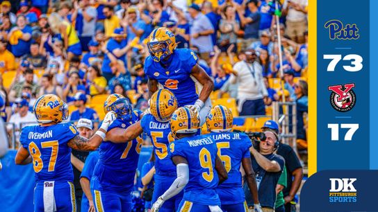 Pitt, Holstein put it all together against overmatched Youngstown State taken at Acrisure Stadium (Pitt)