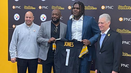 Jones feels 'like I'm home,' that he can thrive in Steelers' world taken on the South Side (NFL Draft)