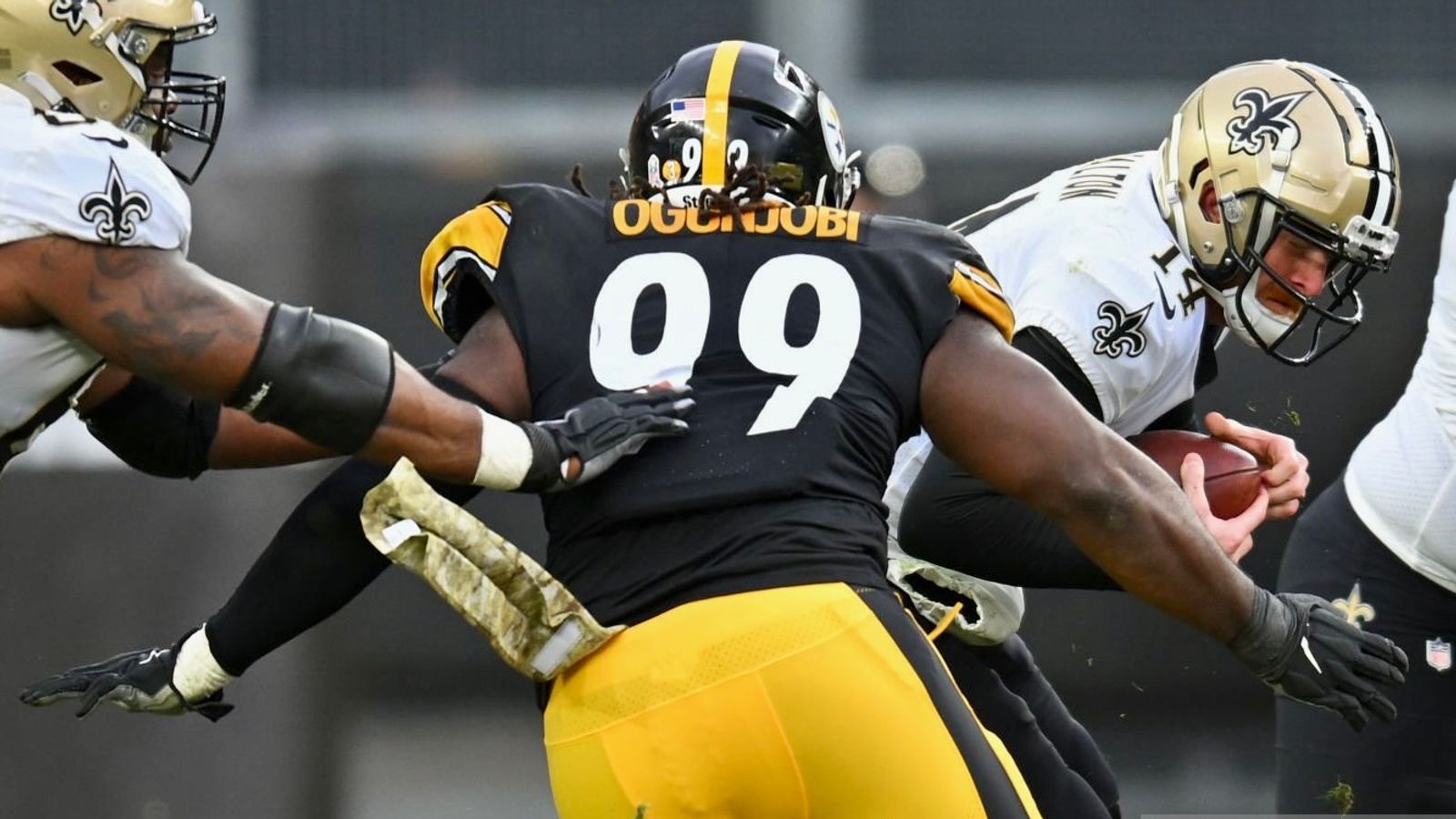steelers saints line
