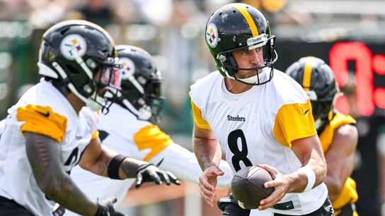 Rodgers continuing to earn teammates' trust taken in Latrobe, Pa.. Photo by KARL ROSER / STEELERS