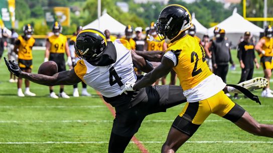 Training camp: Secondary off to hot start taken Latrobe, Pa.. Photo by KARL ROSER / STEELERS